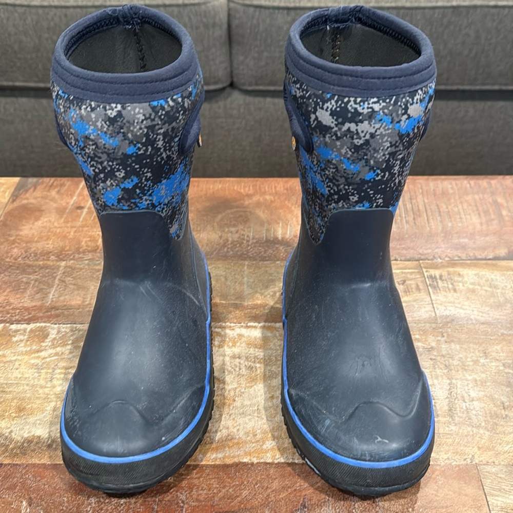 Boys Bogs in Blue Camo